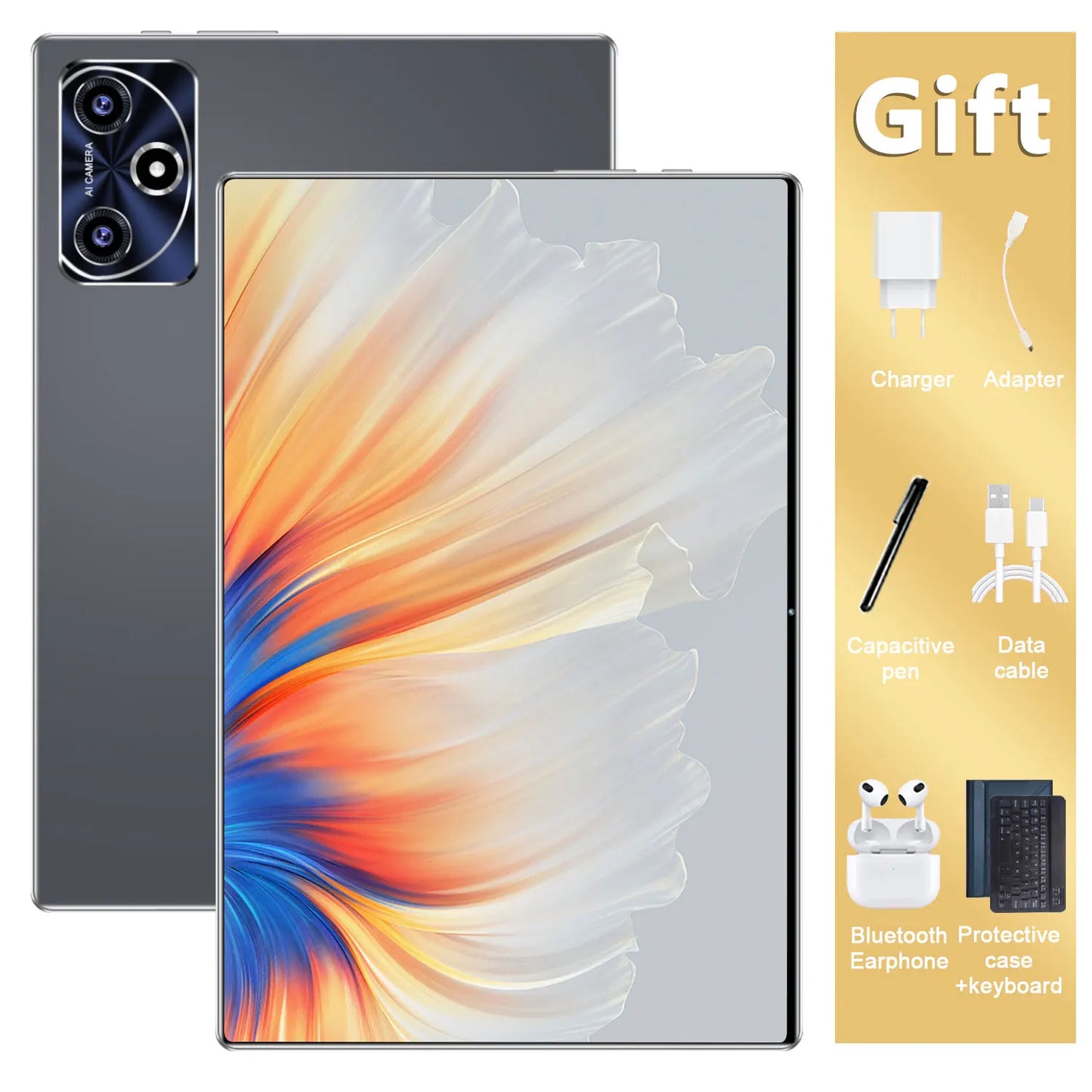 2025 Tablet Android 14 , 11", Snapdragon888, 16GB+1TB 12000mAh, 5G, Dual SIM , WiFi , GPS