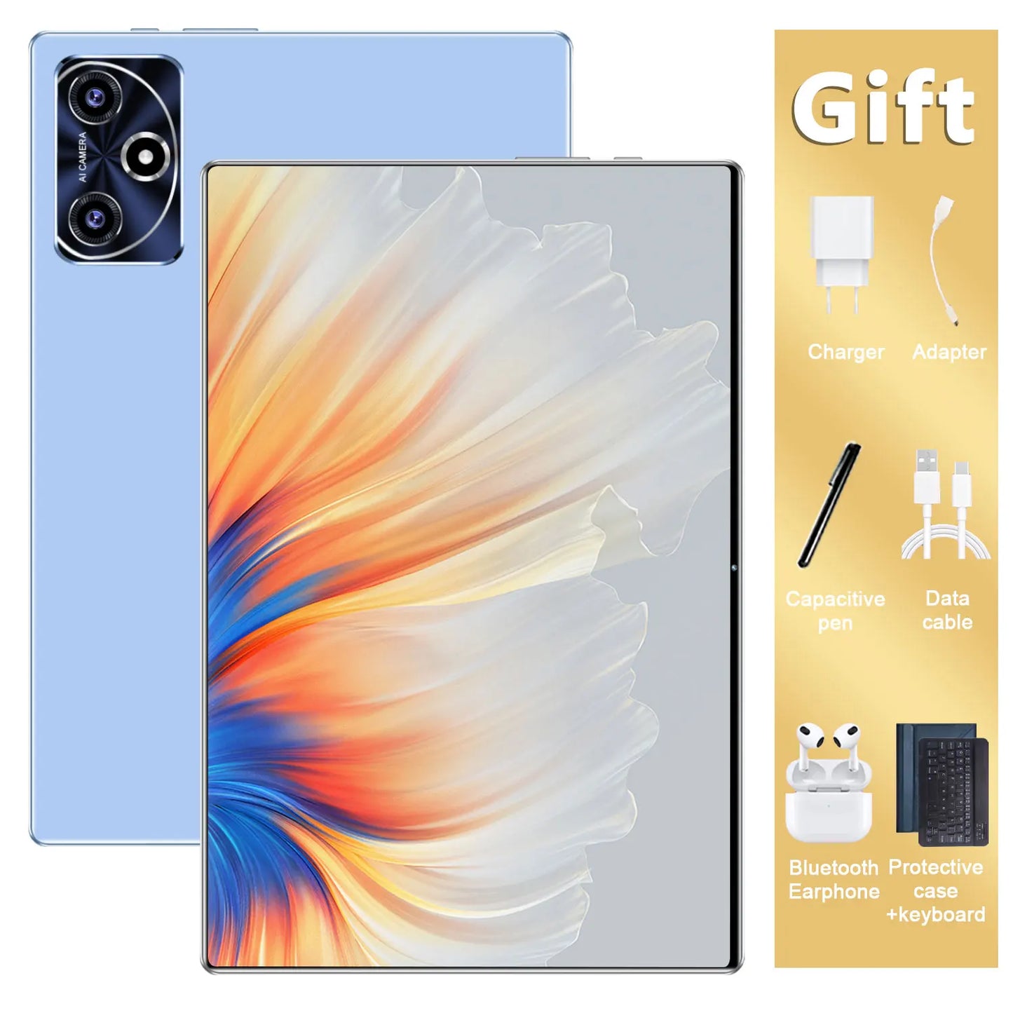 2025 Tablet Android 14 , 11", Snapdragon888, 16GB+1TB 12000mAh, 5G, Dual SIM , WiFi , GPS