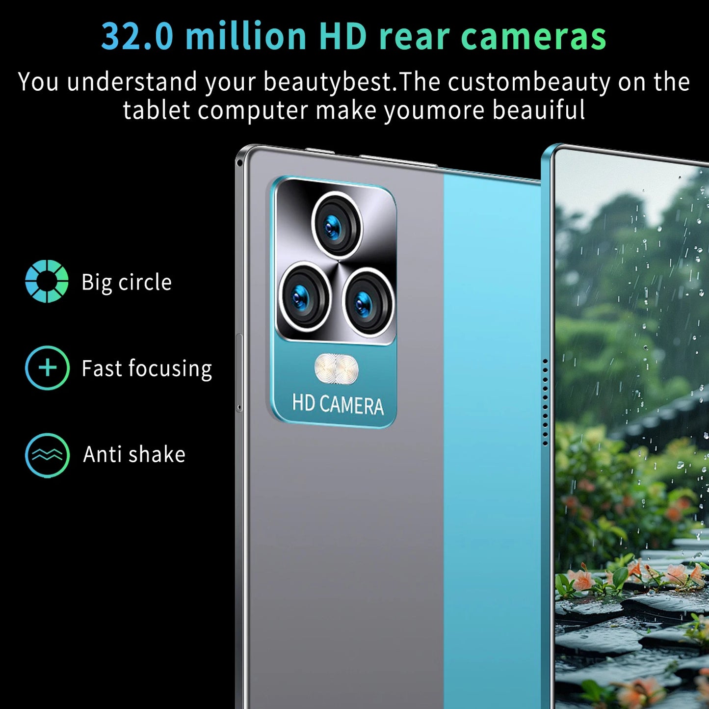 2025 Android 13 Tablet, 10,36", 5G Global Version 16GB RAM 1TB ROM, 10 -Core, Dual SIM, WiFi