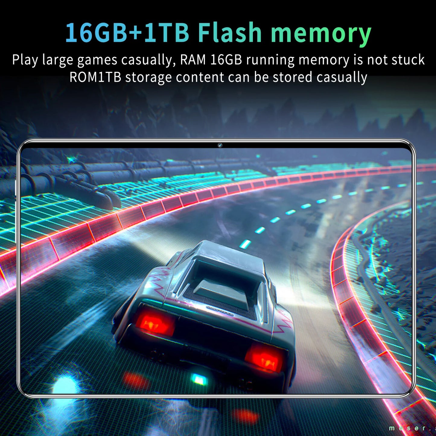 2025 Android 13 Tablet, 10,36", 5G Global Version 16GB RAM 1TB ROM, 10 -Core, Dual SIM, WiFi