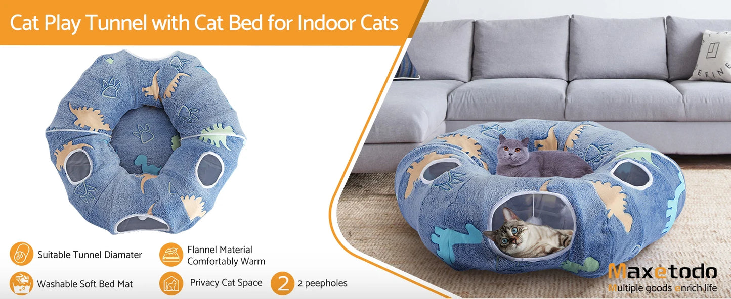 Foldable Small Pet Tunnel ,Multifunctional Playground Toy