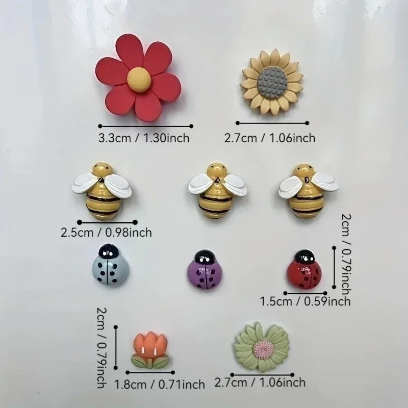 10PCS Adorable Refrigerator Magnet Durable, Strong Hold Versatile Home Office Decorative Products