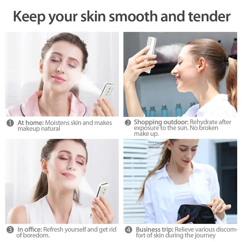 Nano Facial Steamer - Portable Home Spa Device