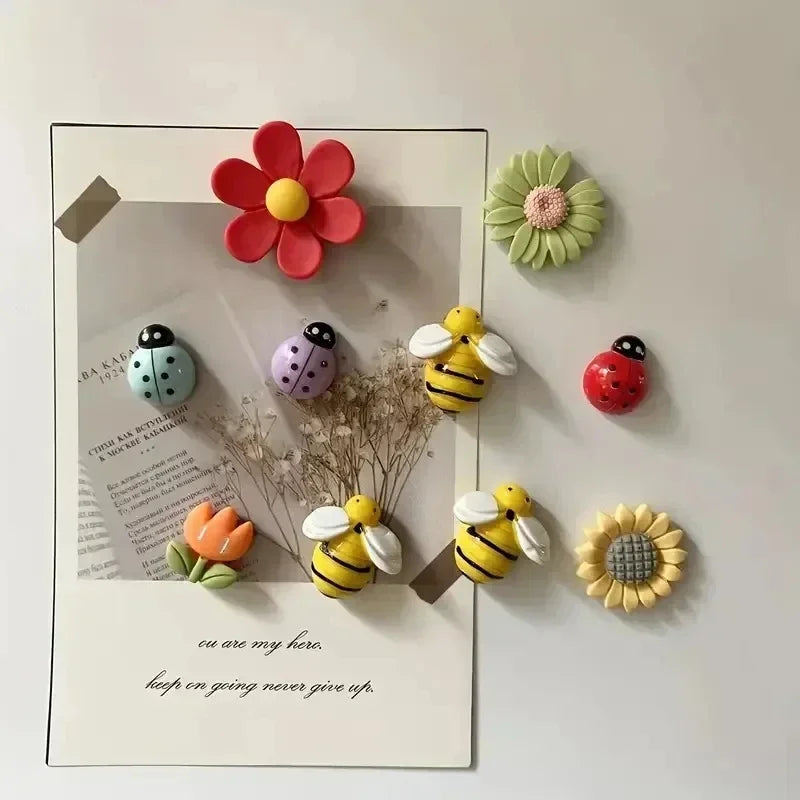 10PCS Adorable Refrigerator Magnet Durable, Strong Hold Versatile Home Office Decorative Products