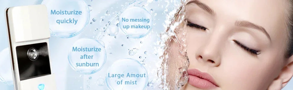 Nano Facial Steamer - Portable Home Spa Device