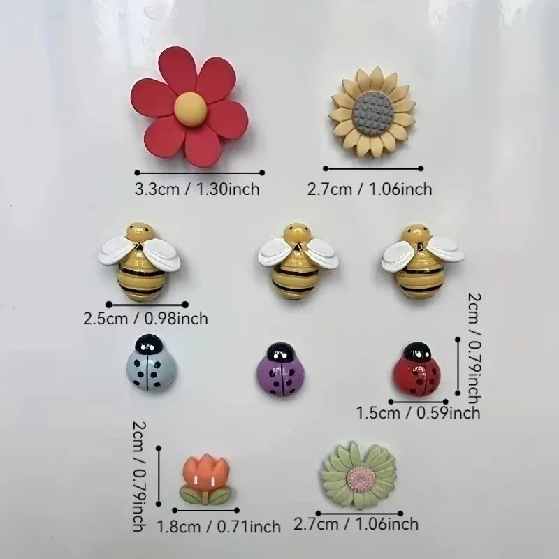 10PCS Adorable Refrigerator Magnet Durable, Strong Hold Versatile Home Office Decorative Products
