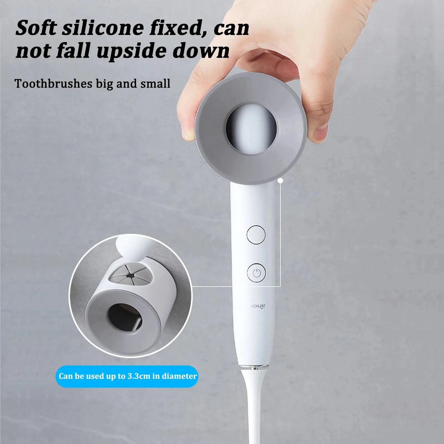 2 X Toothbrush Holder Bathroom, Electric Toothbrush Holder Wall Mounted