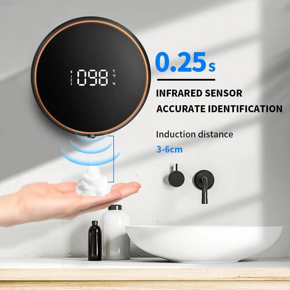 Electric Foam Wall-mounted Soap Dispenser, Household Automatic Sensor Soap