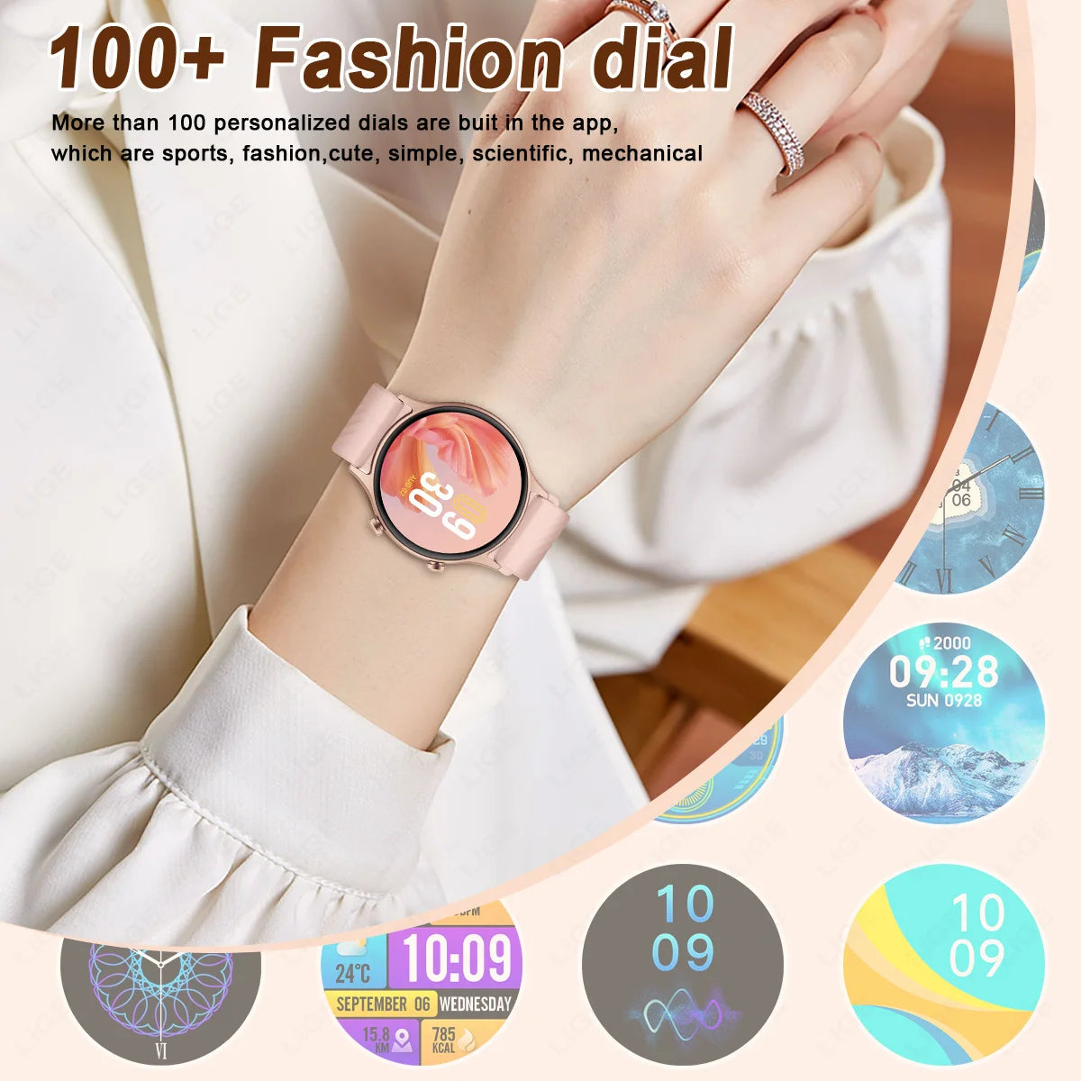 2025 New Smartwatch Men & Women AMOLED HD Screen Bluetooth Call IP68 Waterproof GPS For Android, IOS
