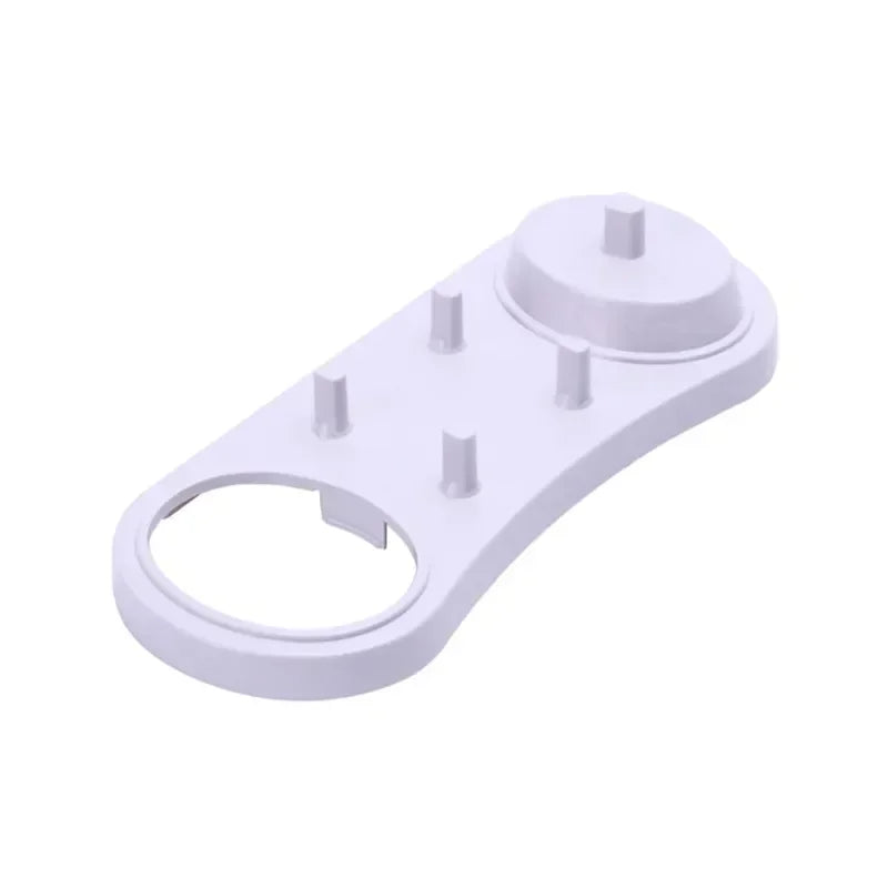 Toothbrush Holder Compatible with Qral-B Electric Toothbrushes Holder for 4 Push Brushes Bathroom Tool Charger Hole Charger Base