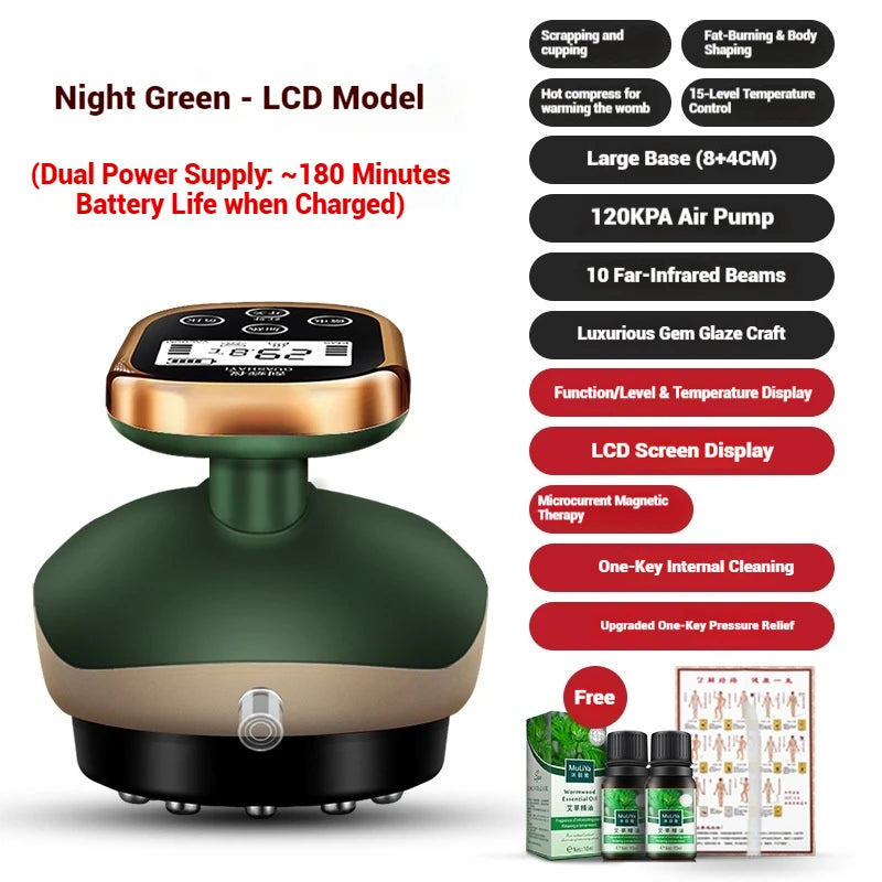 Electric Gua Sha Facial Massager - Heating & Vibration