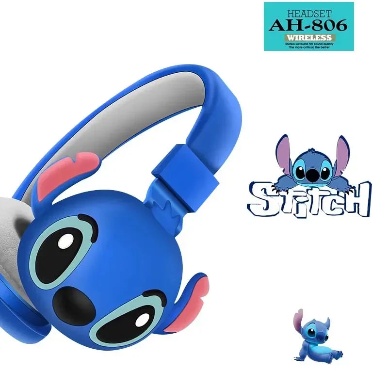 Disney Headphones AH-806 HIFI Stereo Sound, Foldable Headsets Gift