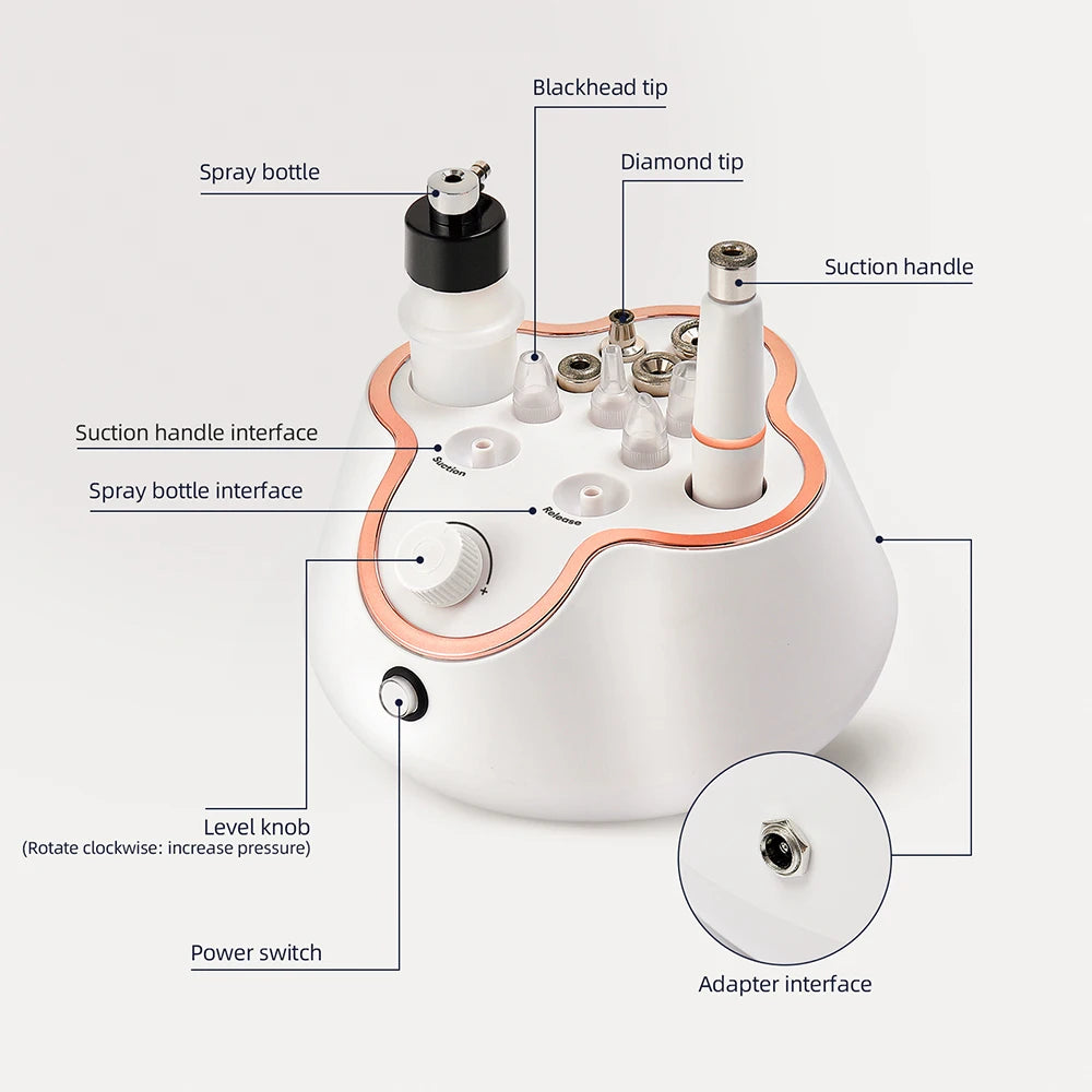 Diamond Microdermabrasion Facial Machine - Nano Water Spray