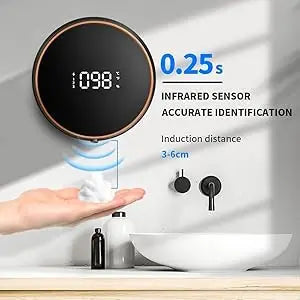 Electric Foam Wall-mounted Soap Dispenser, Household Automatic Sensor Soap