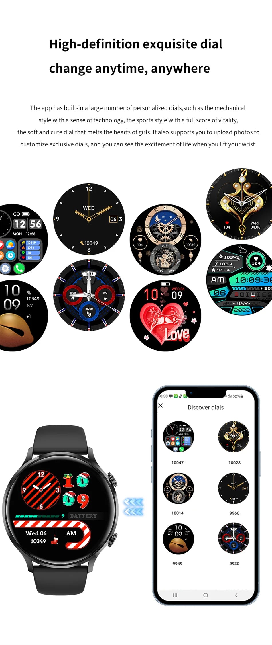 2025 New Smartwatch Men & Women AMOLED HD Screen Bluetooth Call IP68 Waterproof GPS For Android, IOS