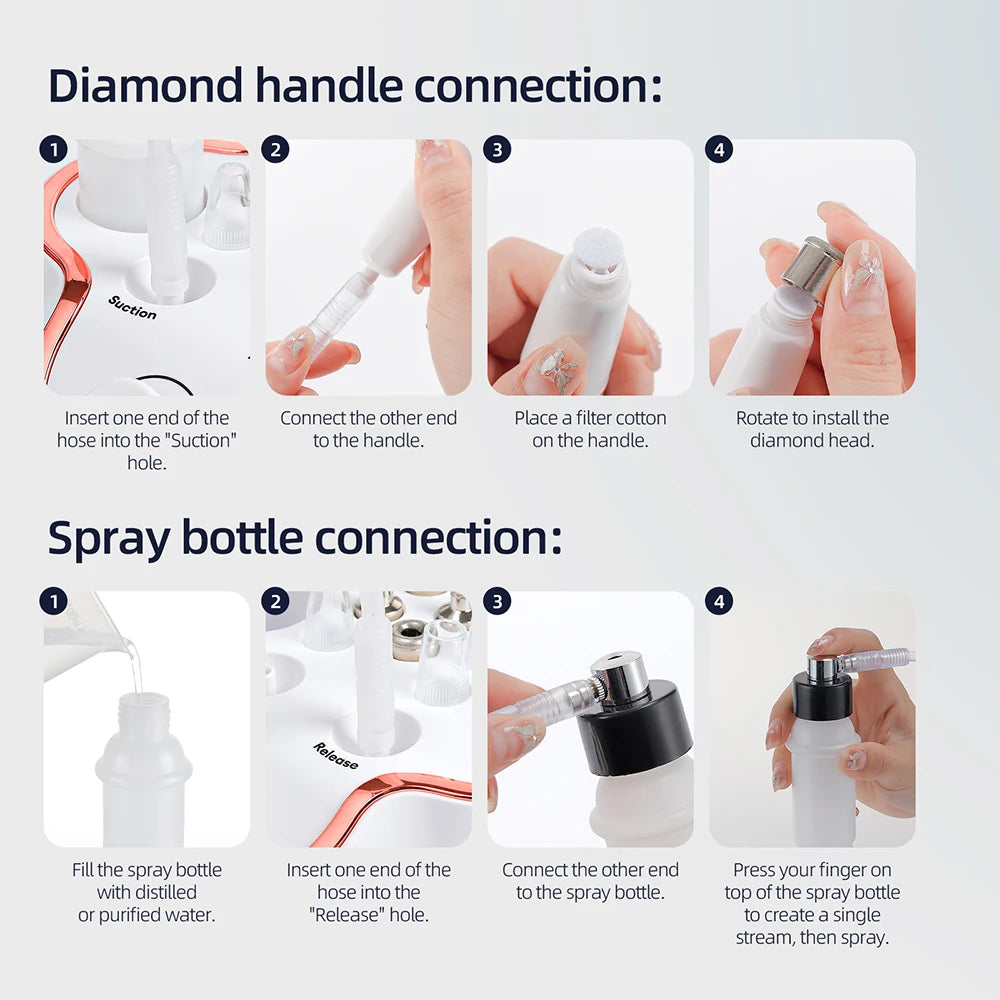 Diamond Microdermabrasion Facial Machine - Nano Water Spray