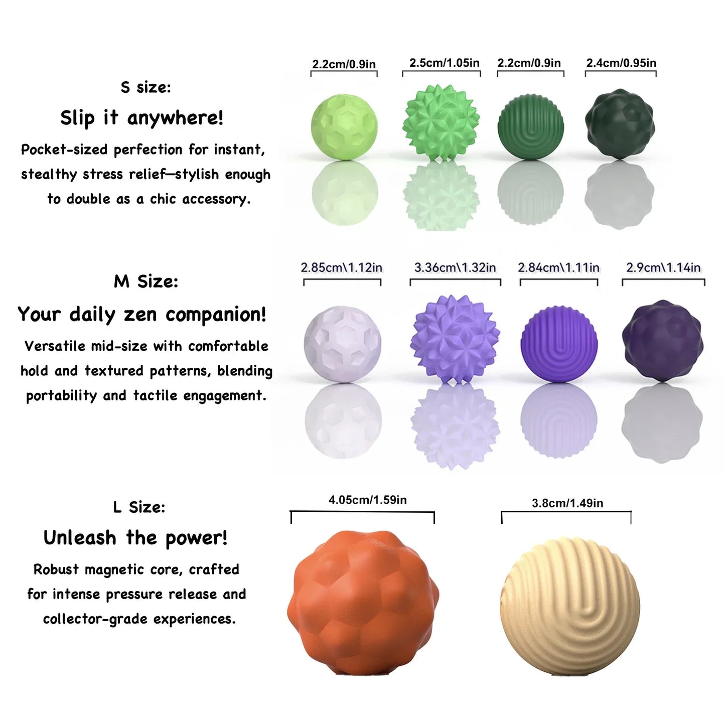 Magnetic Balls Fidget Toy Anti Stress Relief , Sensory Magnet Fidgeting for Adult Kids Autism ADHD Gift