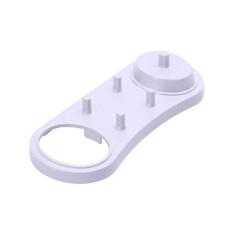 Toothbrush Holder Compatible with Qral-B Electric Toothbrushes Holder for 4 Push Brushes Bathroom Tool Charger Hole Charger Base