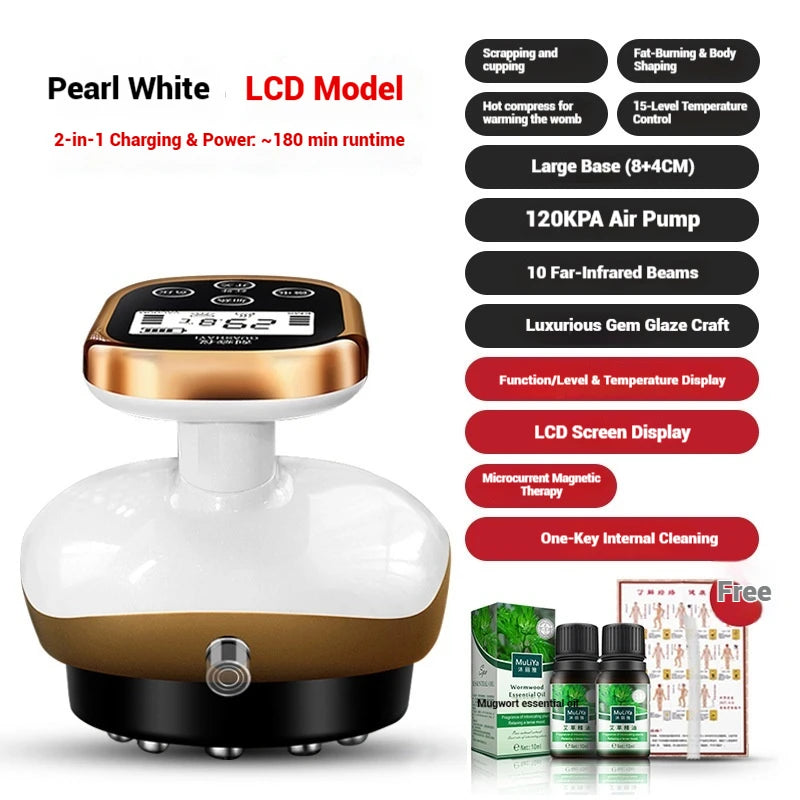 Electric Gua Sha Facial Massager - Heating & Vibration