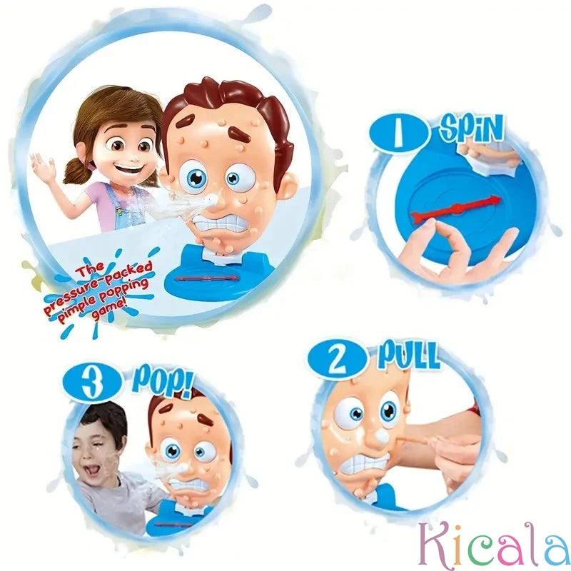 Squeeze Acne Pimple Water Spray Game - Fun Family & Anti- Stress Toy