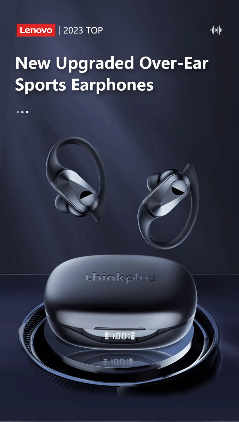Lenovo LP75 TWS Sports Earphones Bluetooth 5.3, Waterproof HiFi Stereo Noise Reduction