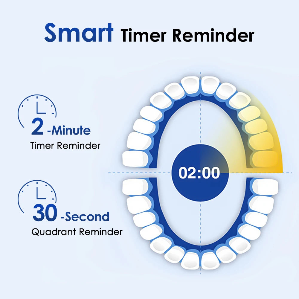 4 Brush Heads Rotating Electric Toothbrush with Holder for Adults Smart Timer Deep Clean with Rechargeable Tooth Brush