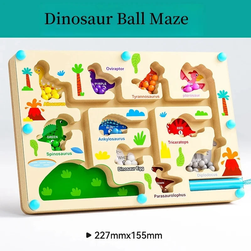 Magnetic Toy With Magnetic Digital Beads For Puzzle Practice And Attention Training Games