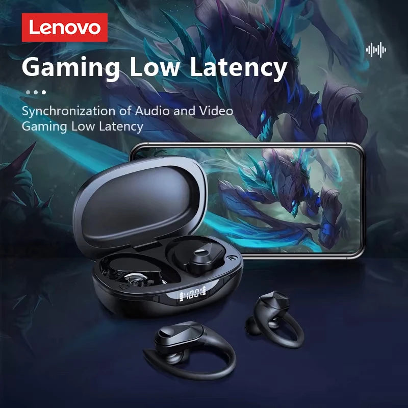 Lenovo LP75 TWS Sports Earphones Bluetooth 5.3, Waterproof HiFi Stereo Noise Reduction