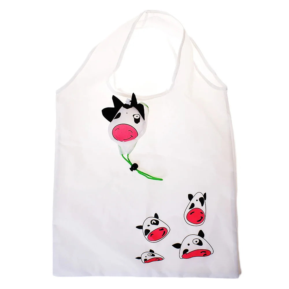 Foldable Eco-Friendly Cartoon Shopping Bag – Reusable 10KG Tote