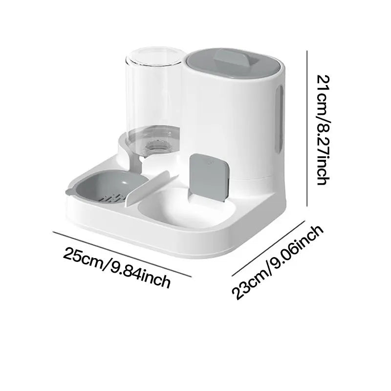 Dual - Purpose Automatic Pet  Feeder with Water Dispenser