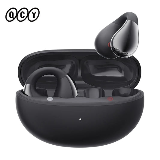 QCY Crossky C30  Bluetooth 5.4, Ear Clip Earbuds- Open- Ear, Dual-Connection