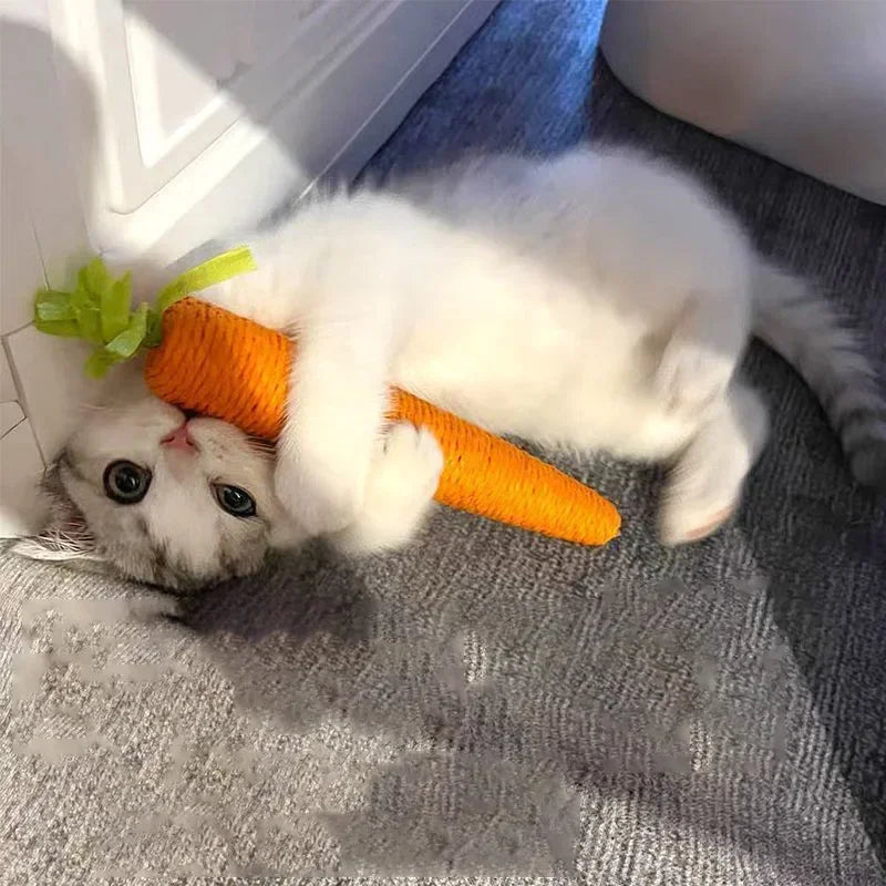 Cat Toys Sound Carrot Cuddle