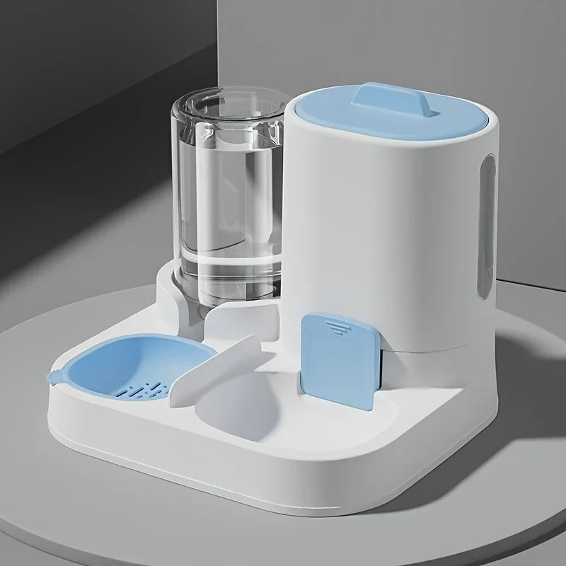 Dual - Purpose Automatic Pet  Feeder with Water Dispenser