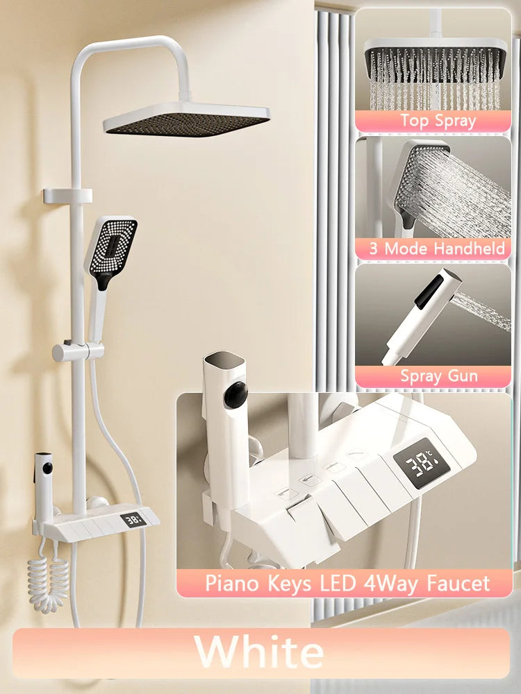 Digital  LED Shower Set